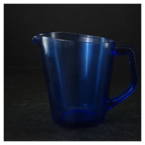 Retro Blå glaskande / flødekande