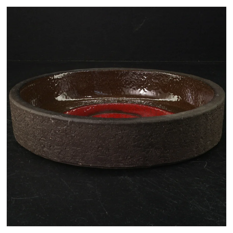 Rundt keramikfad (str. 22 cm)