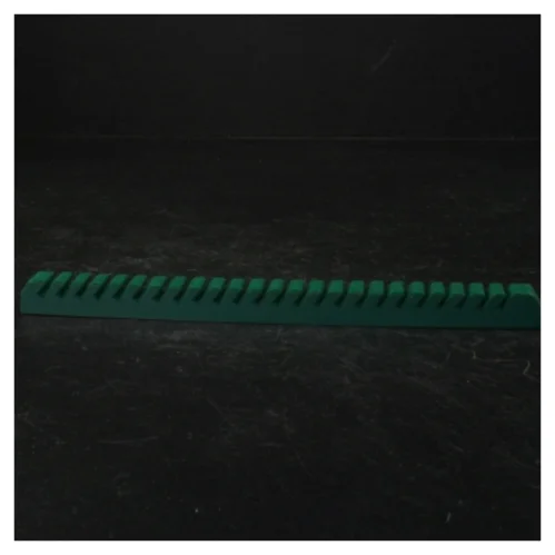 Grøn træklods med takker (str. 24 cm)