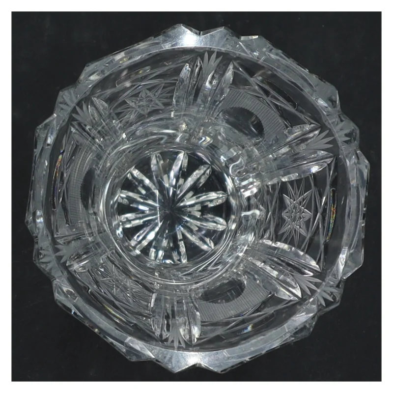 Krystalglas vase (str. 16 cm)