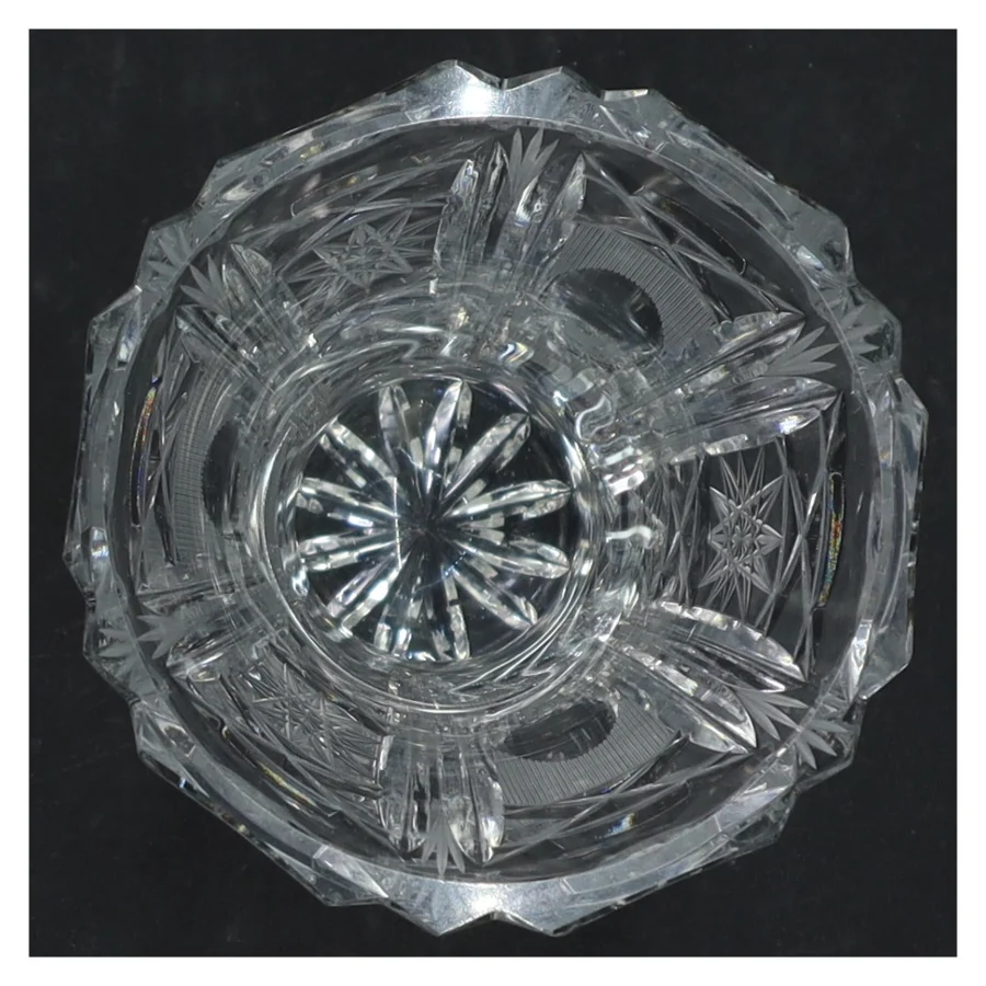 Krystalglas vase (str. 16 cm)