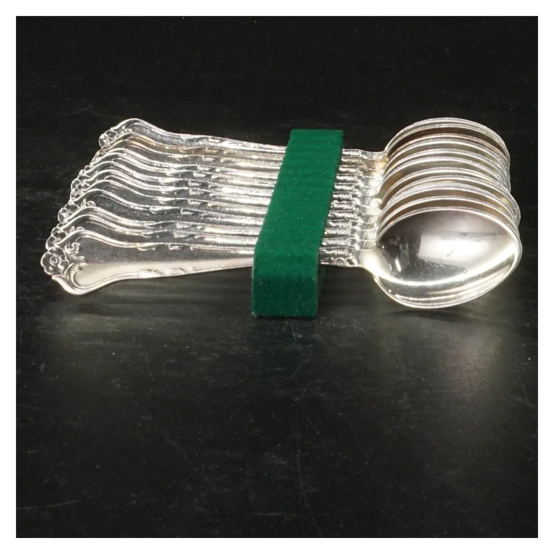 Sølvteskeer fra Cohr Alta i pletsølv