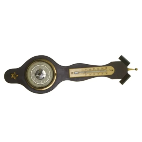 Vintage barometer med termometer (str. 34. cm)