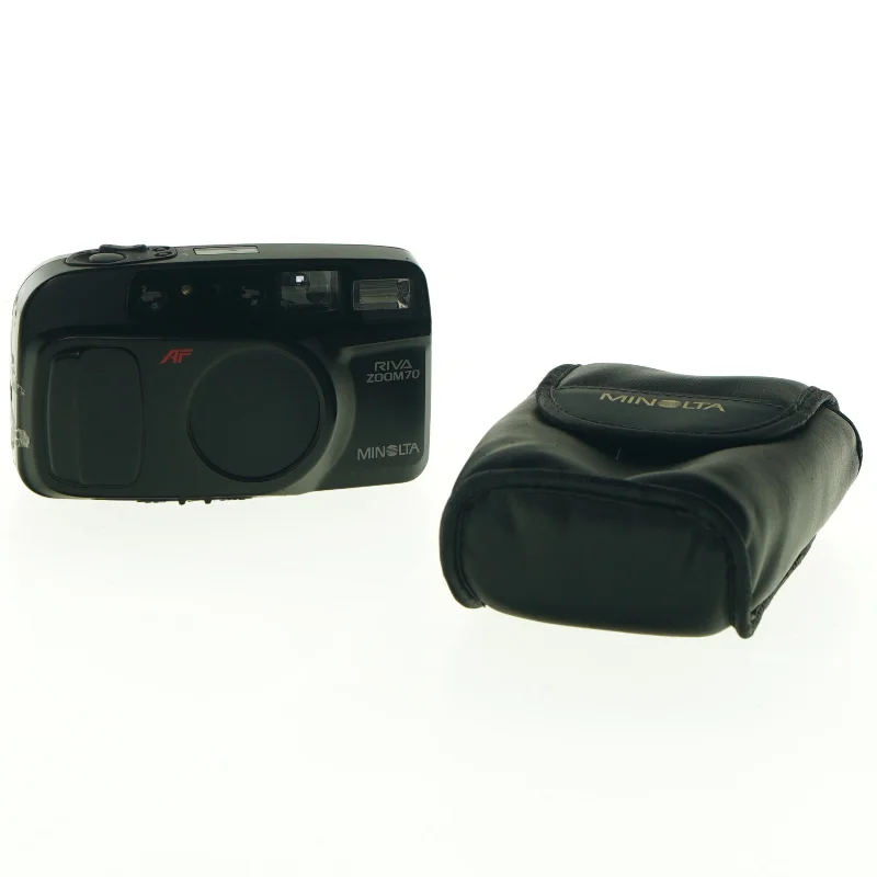 Minolta Riva Zoom 70 filmkamera med etui fra Minolta