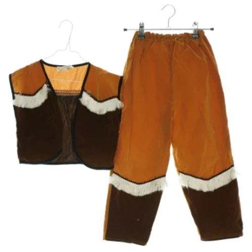 udklædning. Sæt med vest og bukser fra Ukendt (str. 116)