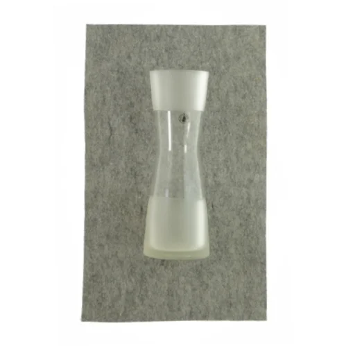 Gennemsigtig vase (str. HØ: 27x10 cm)