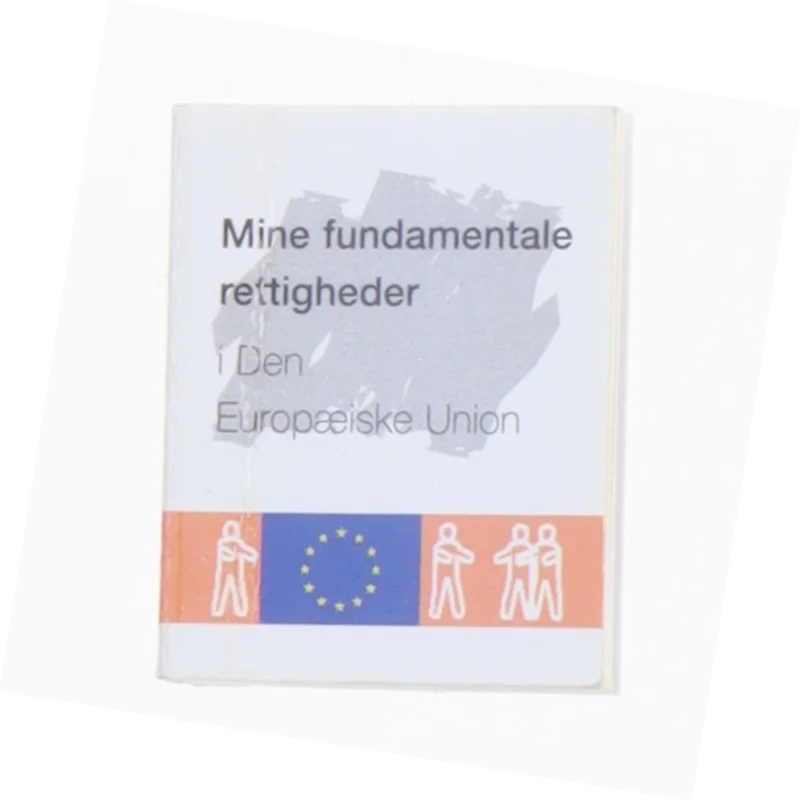 Miniaturebog med EU's fundamentale rettigheder (str. 3 x 2,5 cm)