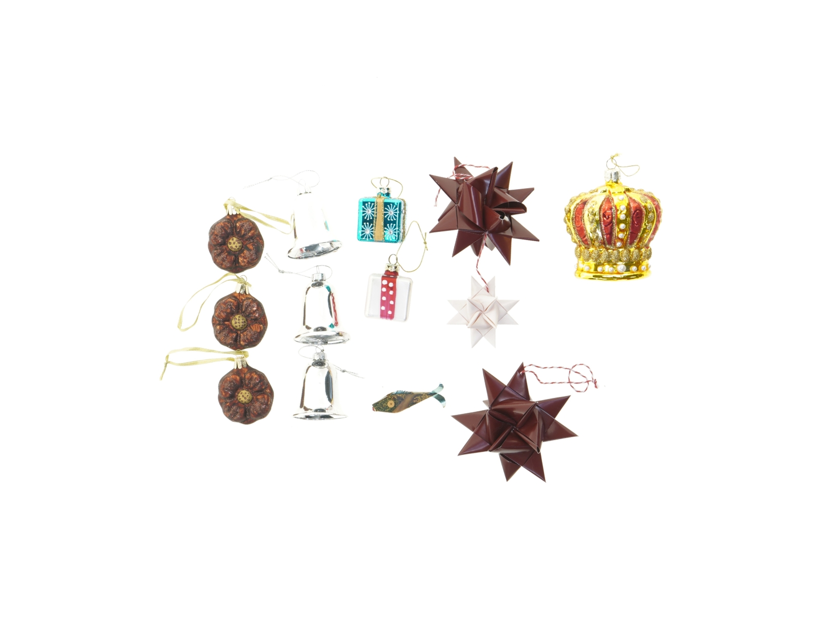 Blandet julepynt (str. 29 x 17 cm)