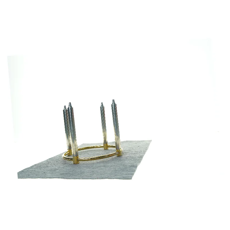 Lysestage med olielys (str. 25 cm)