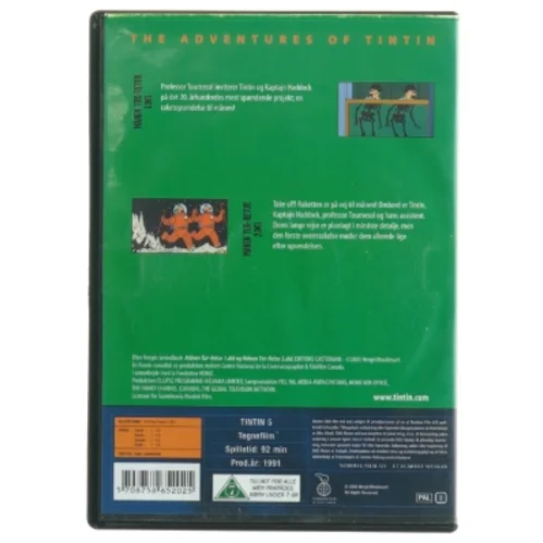 Tintin - Månen Tur-Retur DVD