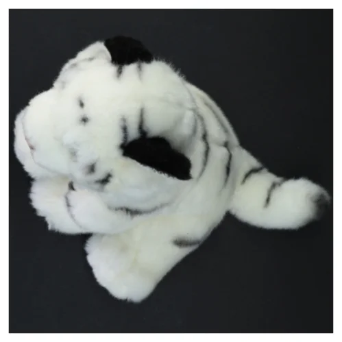 Hvid tiger tøjdyr (str. 18 cm)