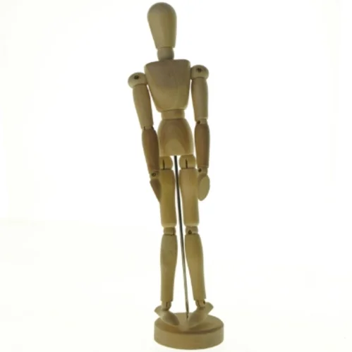 Træmodeldukke (str. 32 x 8 cm)