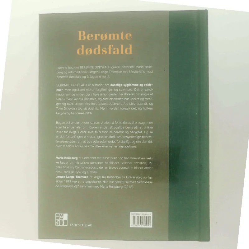 Berømte dødsfald : fra Cæsar til Blixen af Maria Helleberg (Bog)