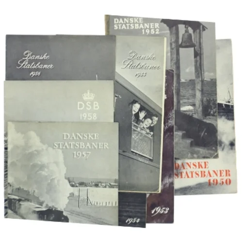 Danske Statsbaner 1950-1958 af Danske Statsbaner (Bog)