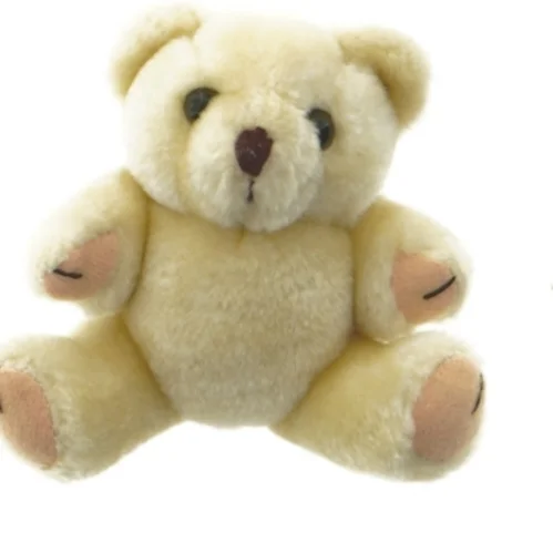 Tøjdyr bamse (str. 9 cm)