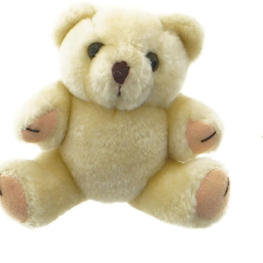 Tøjdyr bamse (str. 9 cm)
