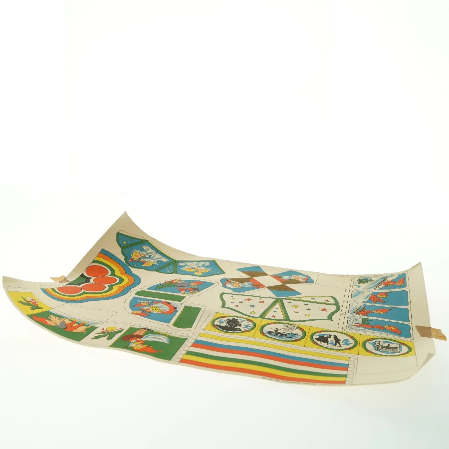 Vintage papirklip, jule klip (str. 46x34 cm)