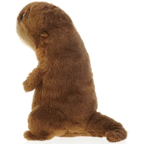 Brunt plys legetøjsodd (str. 28 cm)