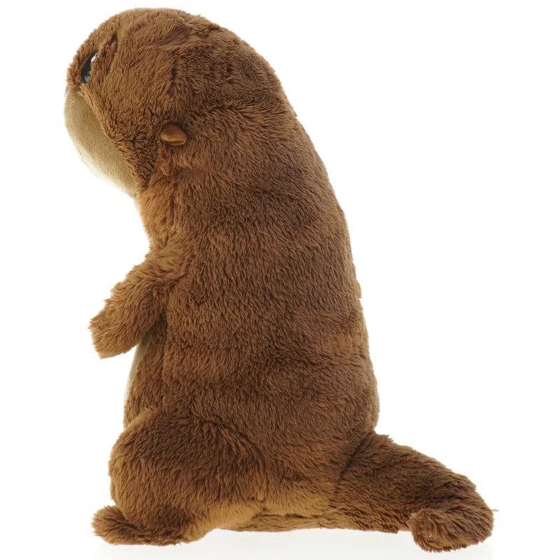 Brunt plys legetøjsodd (str. 28 cm)