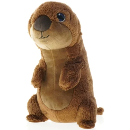 Brunt plys legetøjsodd (str. 28 cm)