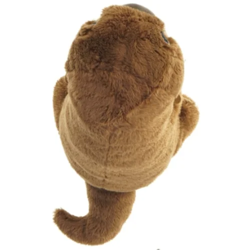 Brunt plys legetøjsodd (str. 28 cm)