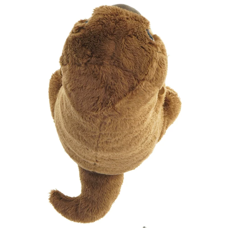 Brunt plys legetøjsodd (str. 28 cm)