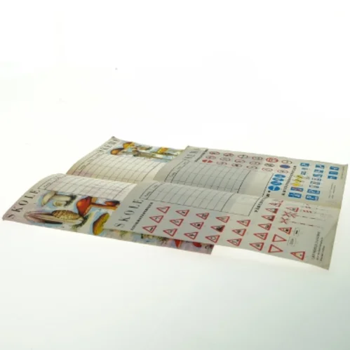 Vintage Skoleskema Plakater (str. 21x14 cm)