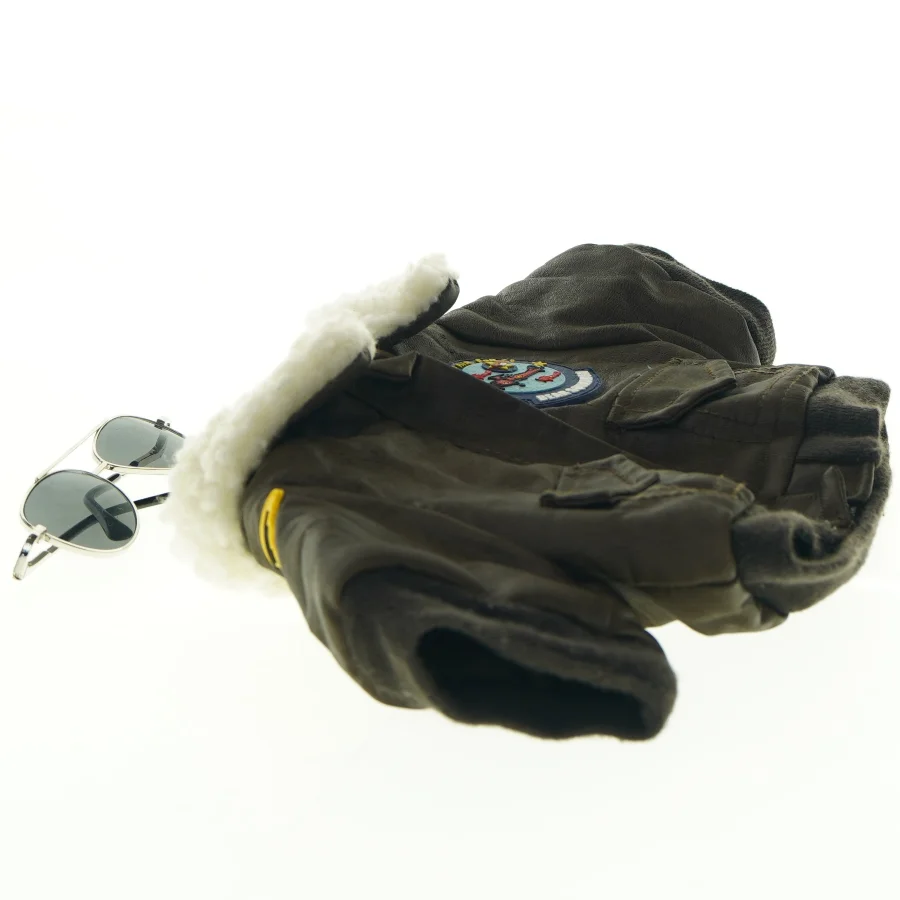 Bamse jakke og solbriller fra Build a Bear (str. Ikke angivet)