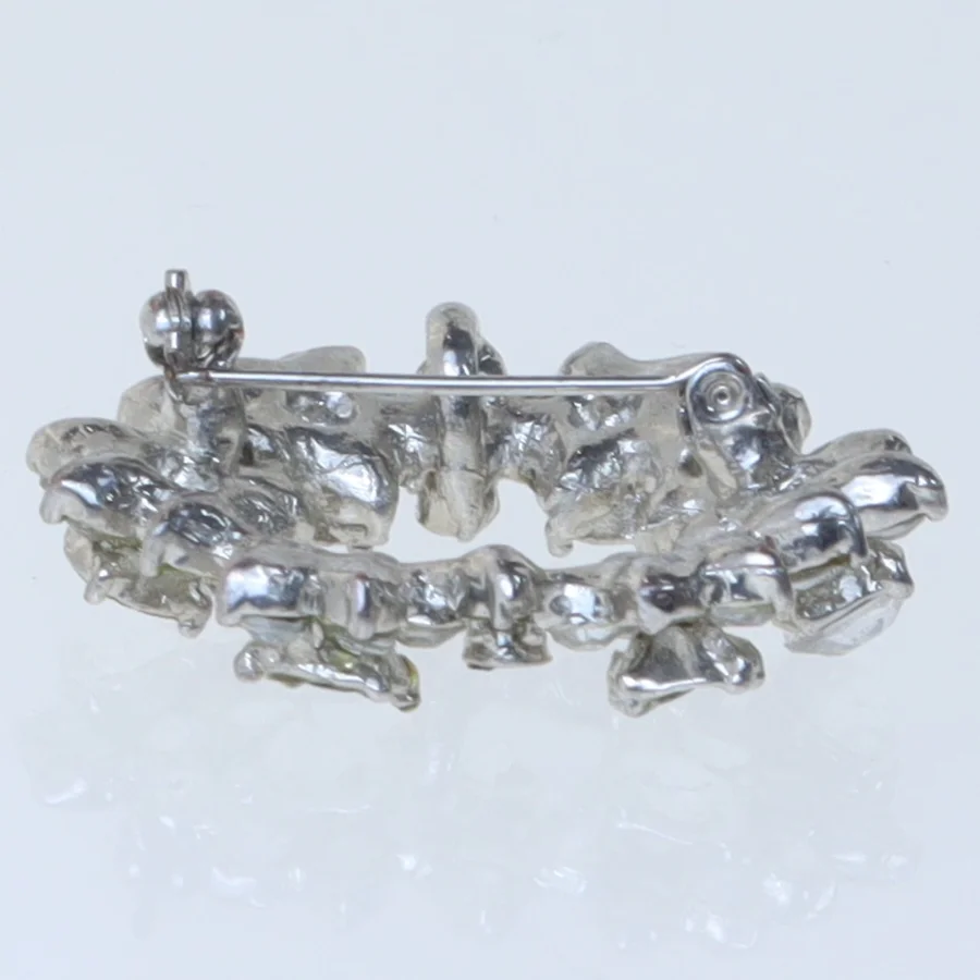 Brosche med glassten (str. 4 cm)
