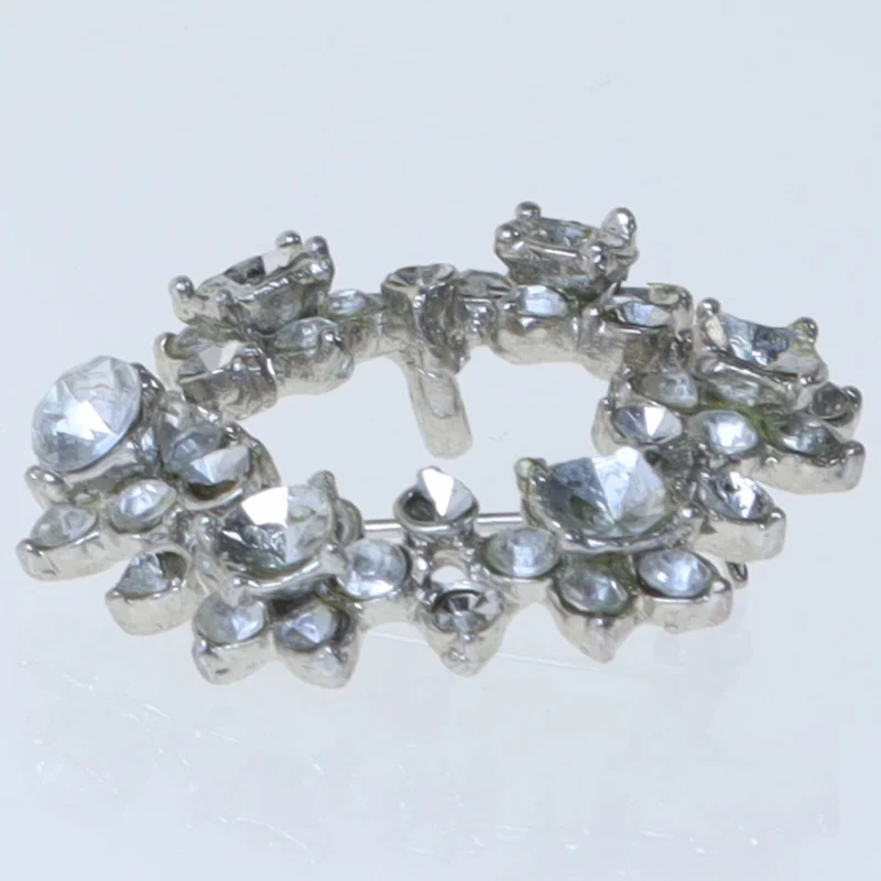 Brosche med glassten (str. 4 cm)