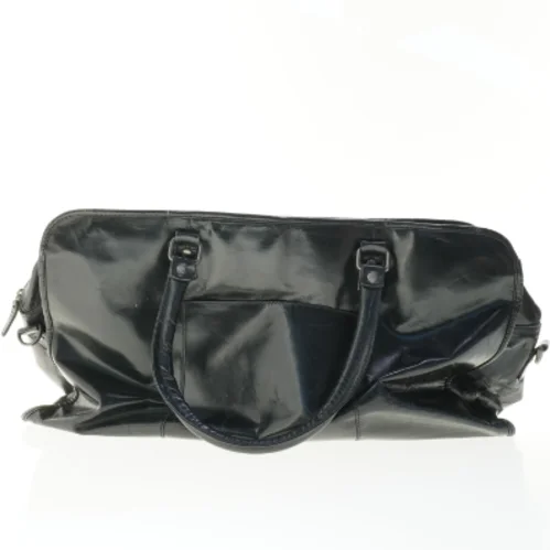 Brugt sort skuldertaske (str. 55 x 20 cm)