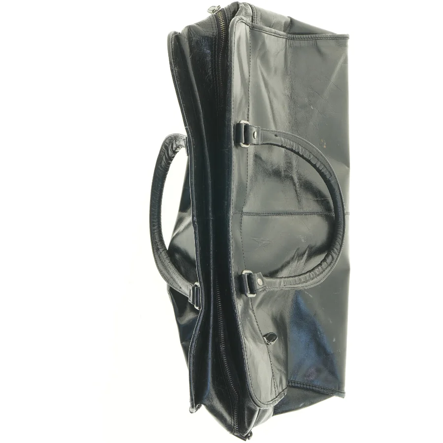 Brugt sort skuldertaske (str. 55 x 20 cm)