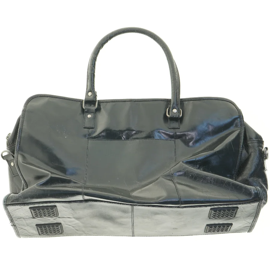 Brugt sort skuldertaske (str. 55 x 20 cm)