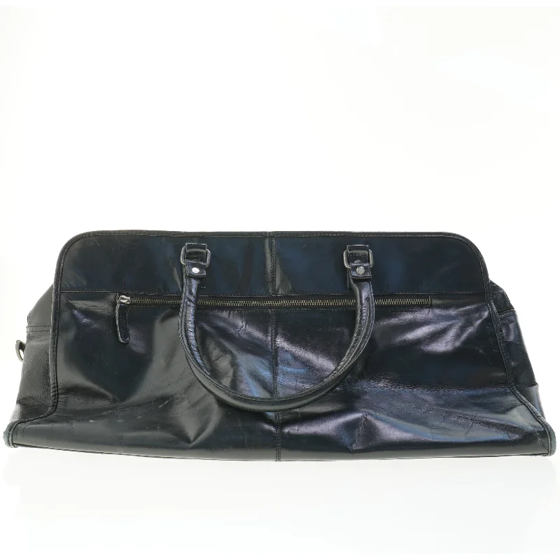 Brugt sort skuldertaske (str. 55 x 20 cm)