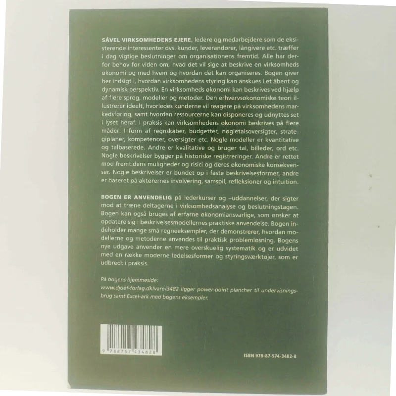 Økonomisk Virksomhedsbeskrivelse af Charlotte Stisen Flyger (Bog)