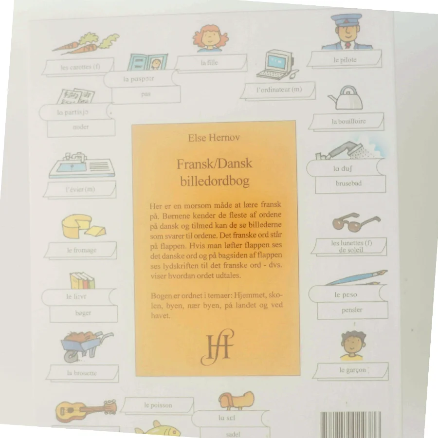 Fransk/dansk billedordbog af Else Hernov (Bog)