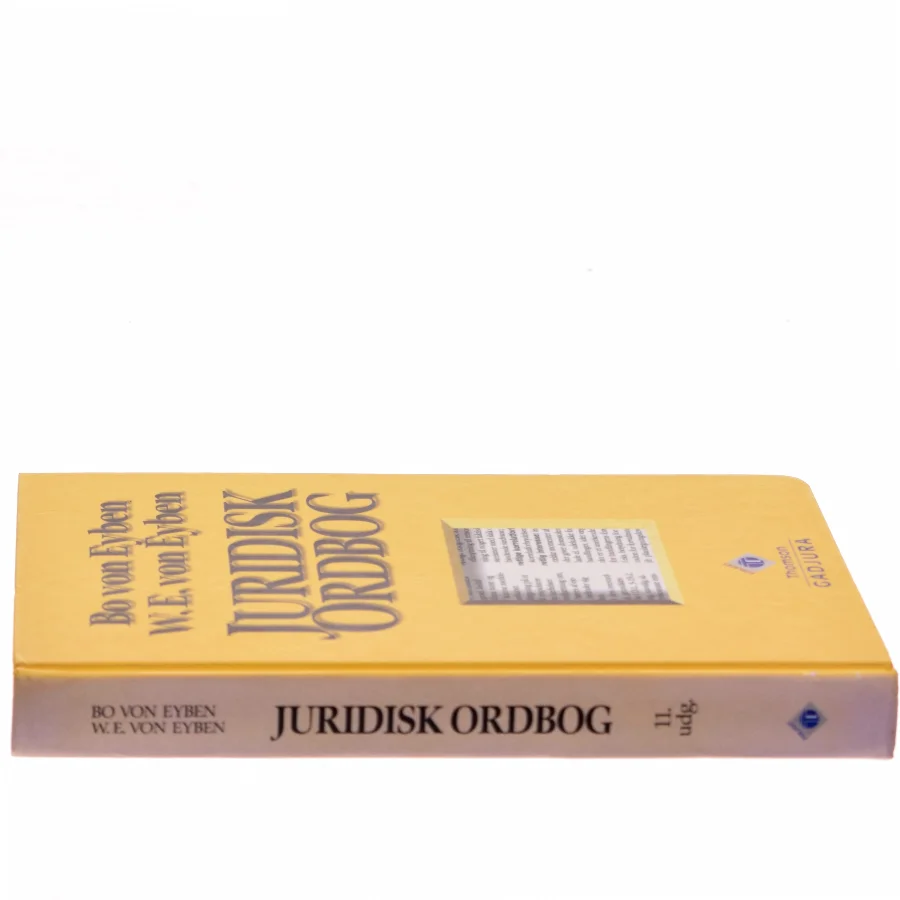 Juridisk Ordbog af Bo von Eyben (Bog)