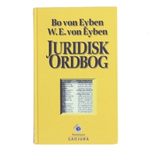 Juridisk Ordbog af Bo von Eyben (Bog)