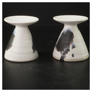 Keramik lysestager (str. 9 cm)