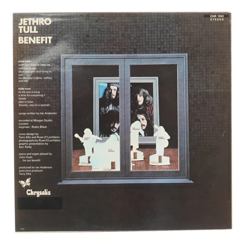 Jethro Tull - Benefit LP fra Chrysalis