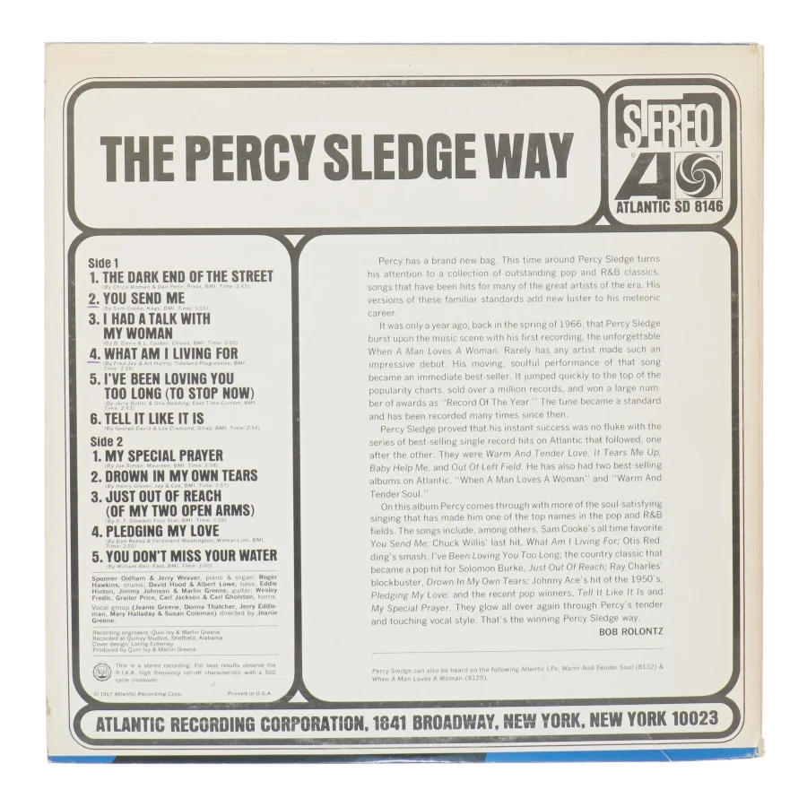 The Percy Sledge Way LP