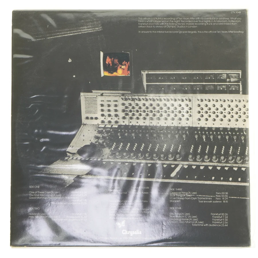 Ten Years After - Recorded Live LP