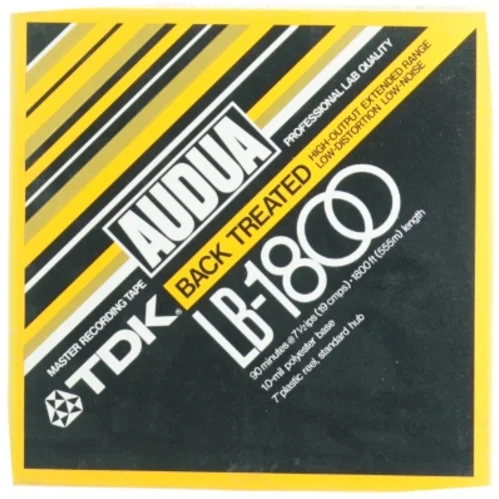 TDK LB 1800 studie spolebånd med skotsk live musik fra 1979