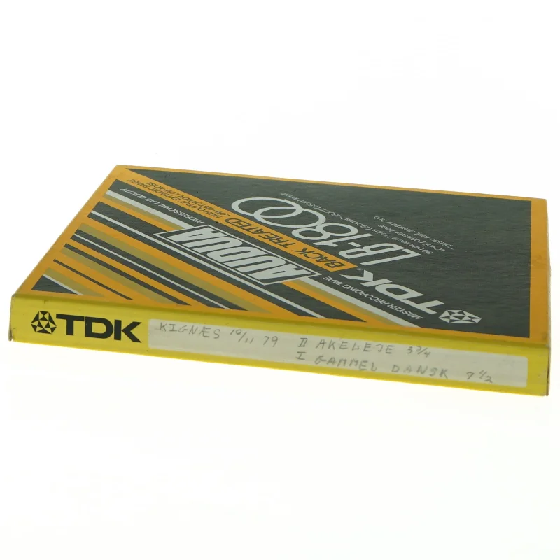 TDK LB 1800 studie spolebånd med skotsk live musik fra 1979
