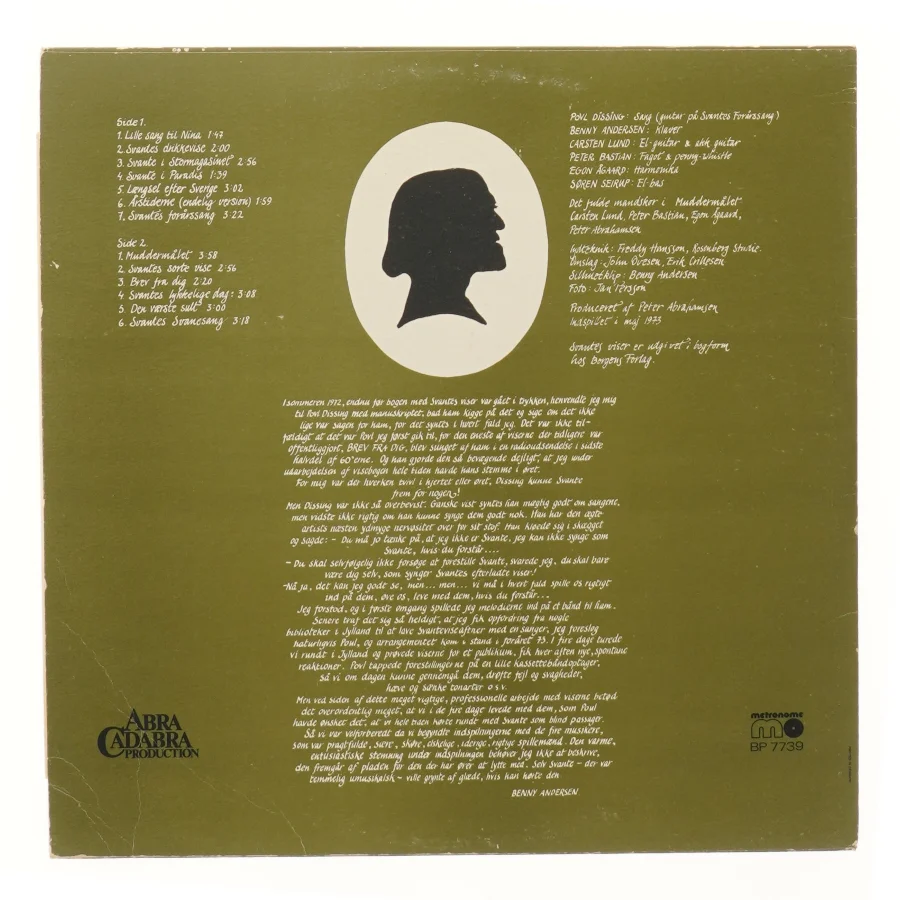 Svantes viser LP af Benny Andersen & Povl Dissing