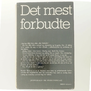 Det mest forbudte af Kerstin Thorvall (Bog)