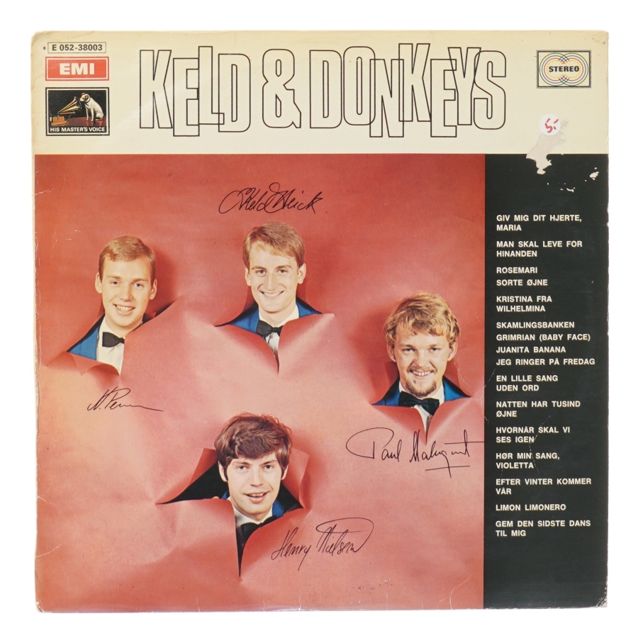 Keld & Donkeys LP Album fra EMI