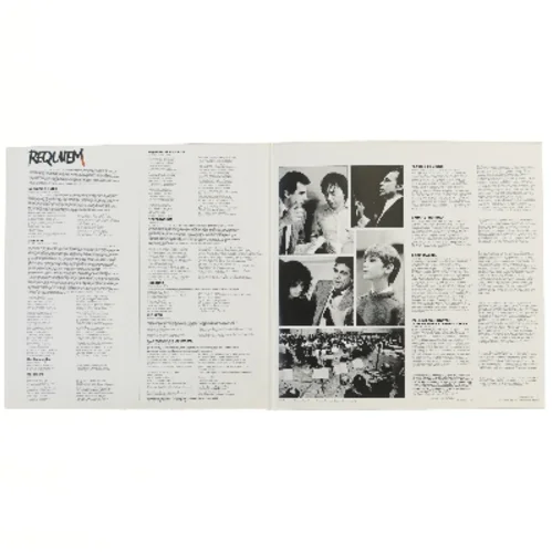 Andrew Lloyd Webber Requiem LP fra EMI Classics (str. 31,5x31 cm)