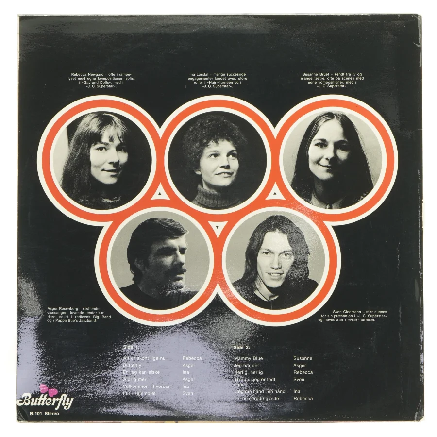 Danske Top Favoritter fra Butterfly LP