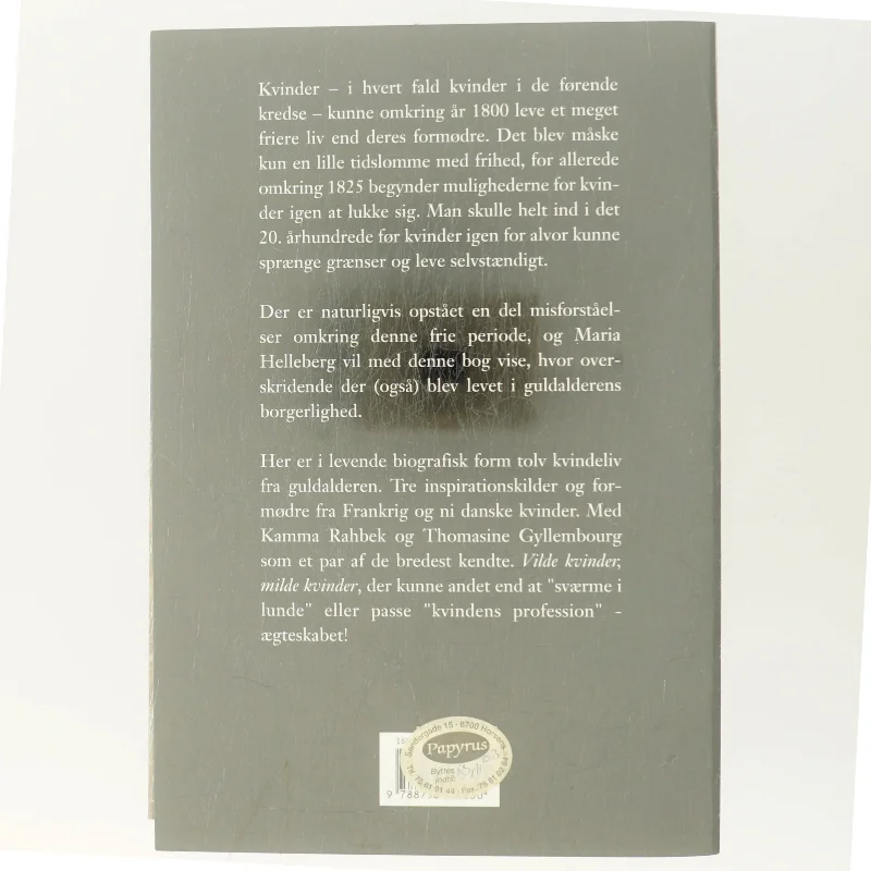 Vilde Kvinder Milde Kvinder af Maria Helleberg (Bog)